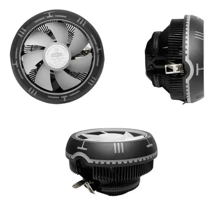 Dex Intel AMD RGB LED CPU Cooler DX-7001 Universal