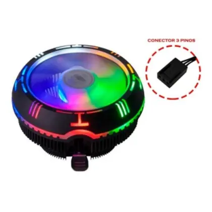 Dex Intel AMD RGB LED CPU Cooler DX-7001 Universal