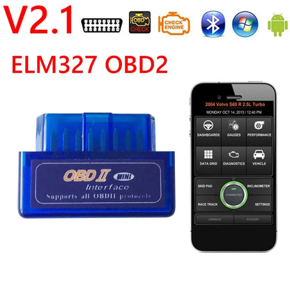 OBD2 Scanner Code Reader for Windows Android Bluetooth-compatible Car Universal