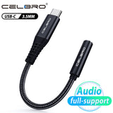 USB Type-C Adapter Compatible Samsung/Xiaomi/Huawei Audio Cable